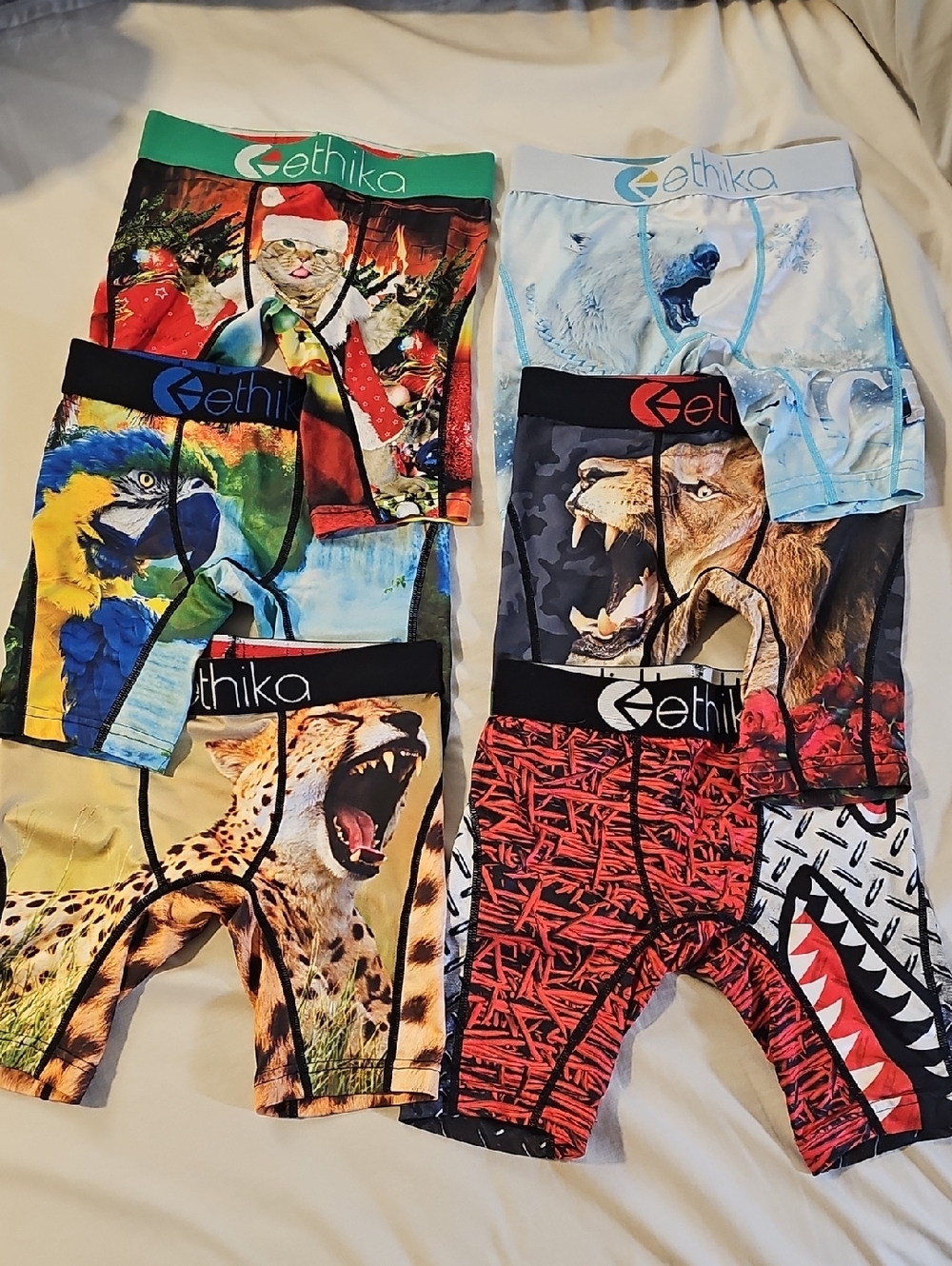 Ethika Youth Boxer Briefs Set of 6